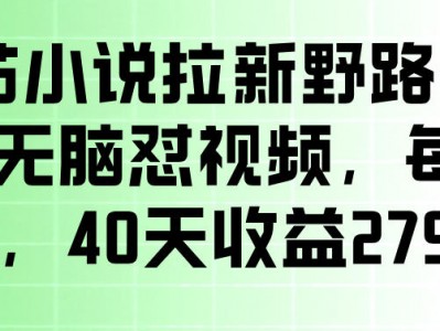 番茄小说拉新视频玩法教程