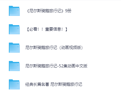 尼尔斯骑鹅旅行记名著精讲动画全集教程