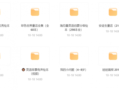 儿童绘本童话合集8.76GB资源