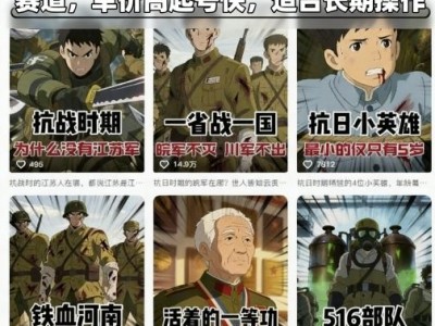 AI动漫历史短视频教学教程 历史赛道高收益快起号长期操作