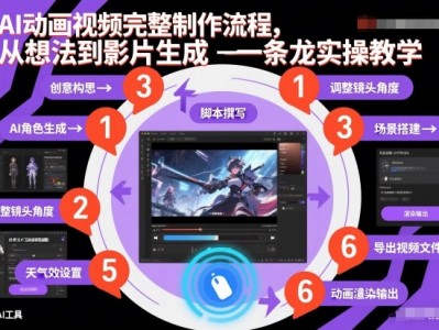 AI动画视频完整制作流程从想法到影片生成一条龙实操教学