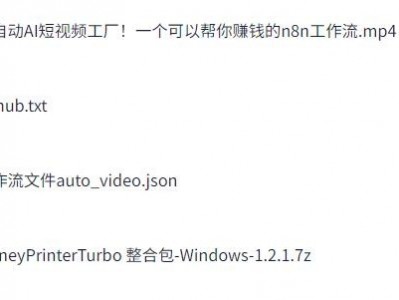全自动AI短视频工厂n8n工作流盈利教程