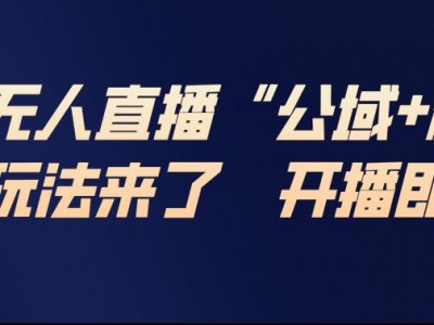 淘宝无人直播教程公域私域最新玩法开播即爆单