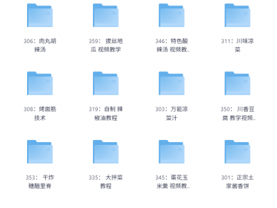 价值3980的小吃教程配方大全