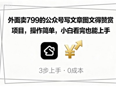 公众号图文赞赏盈利项目教程